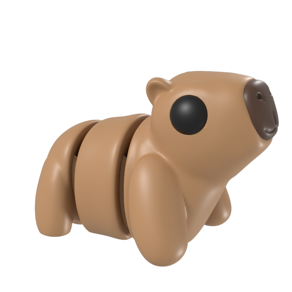 A Wiggle Pets capybara figure