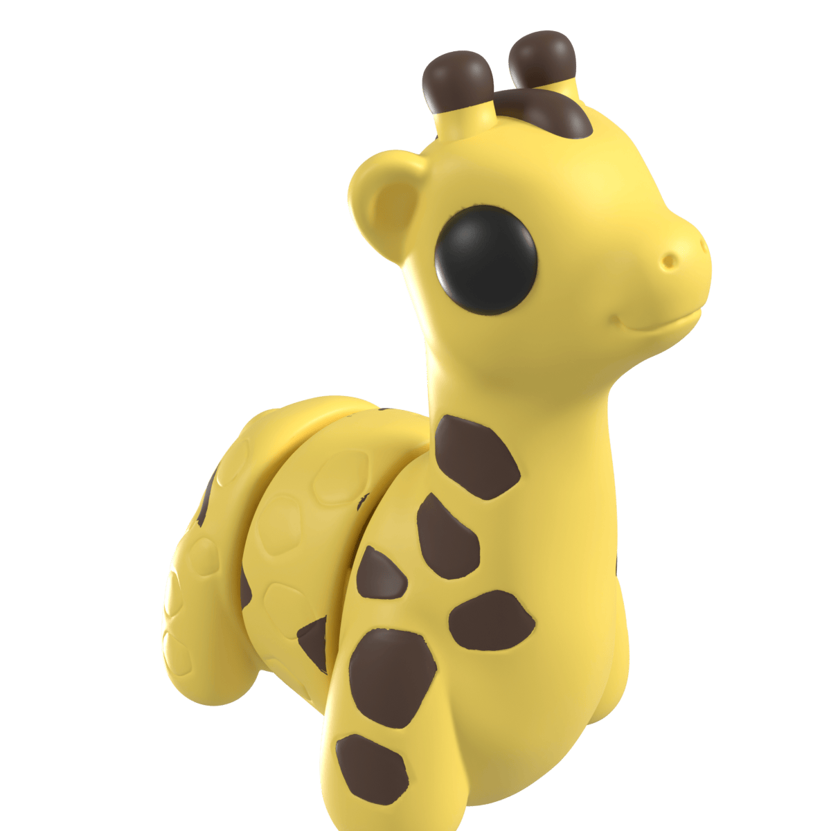 A Wiggle Pets giraffe figure