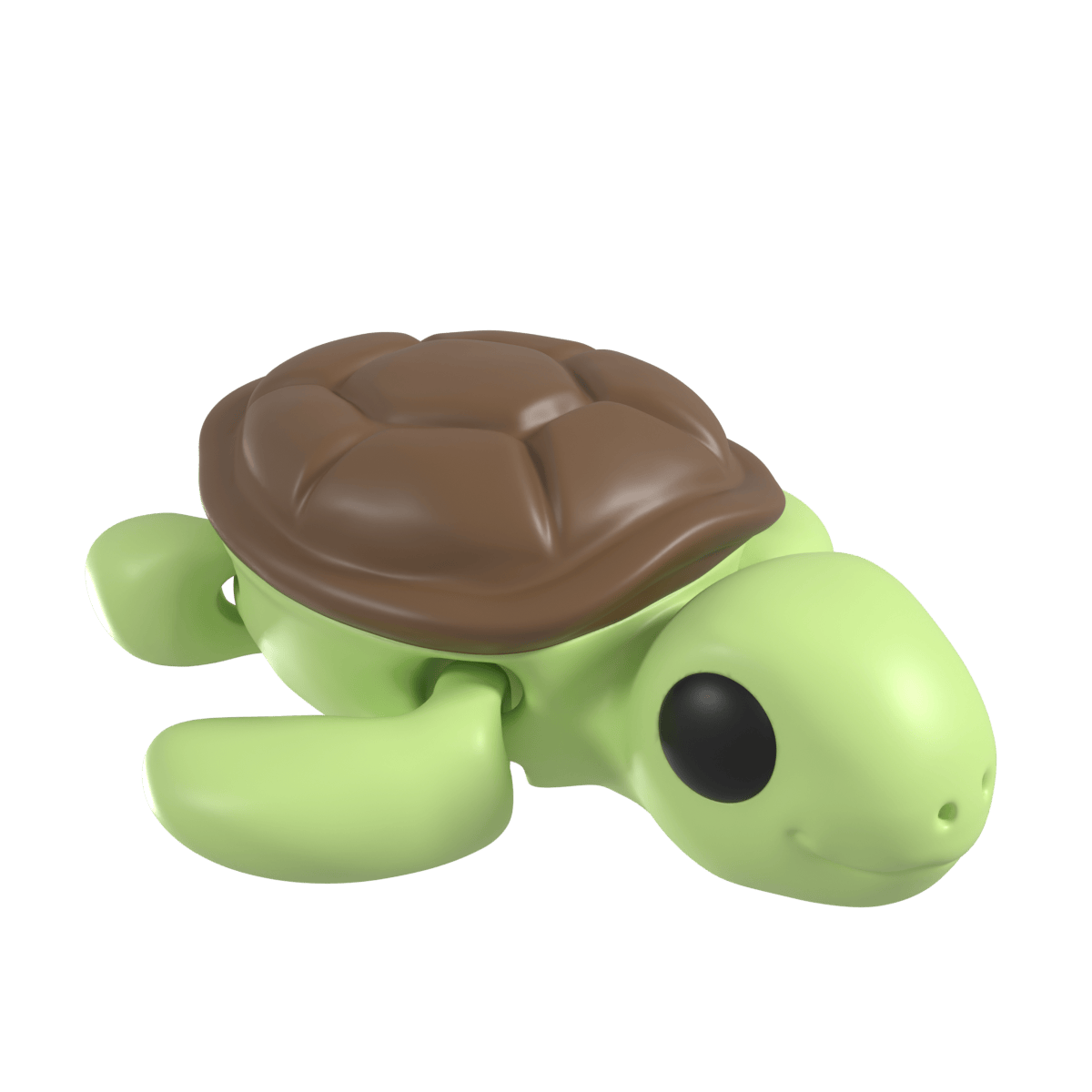 A Wiggle Pets turtle figure